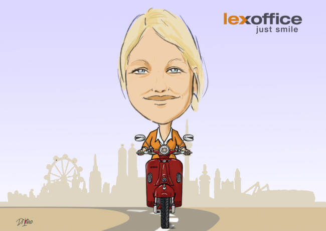 15. Lexware Office Mitarbeiter Karikatur von Di Vino