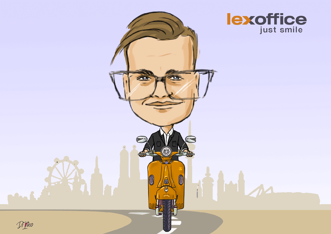 14. Lexware Office Mitarbeiter Karikatur von Di Vino