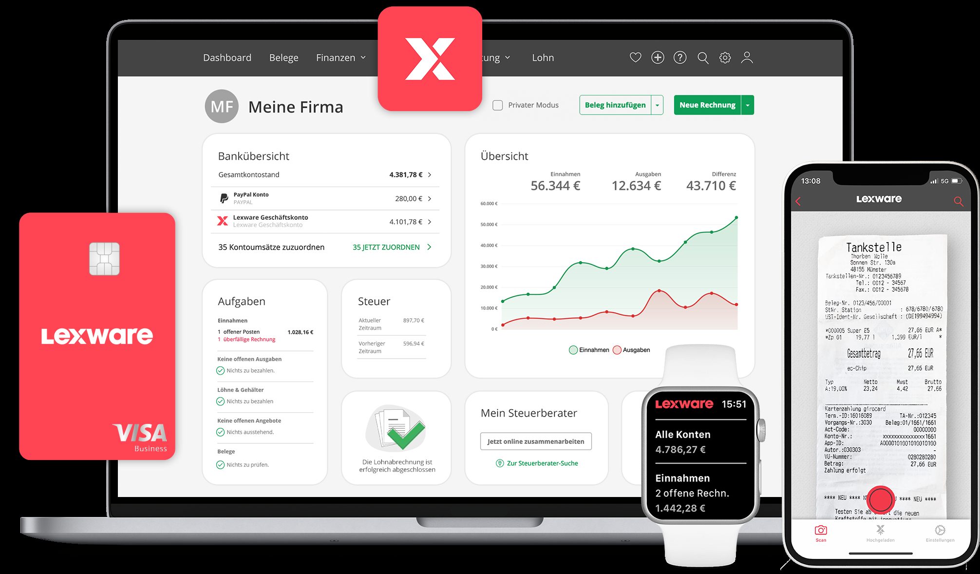 Lexware Desktop Version Informations- und Werbematerial zu Lexware Office für Steuerkanzleien
