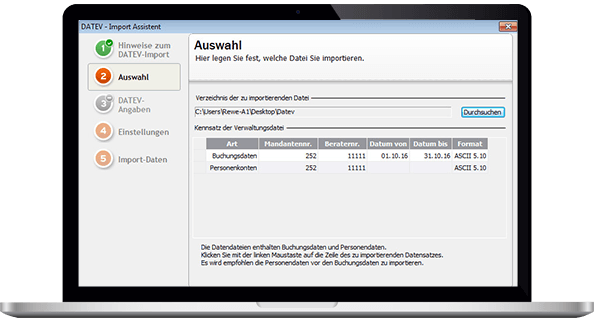 Lexware Datenexport aus Lexware Office
