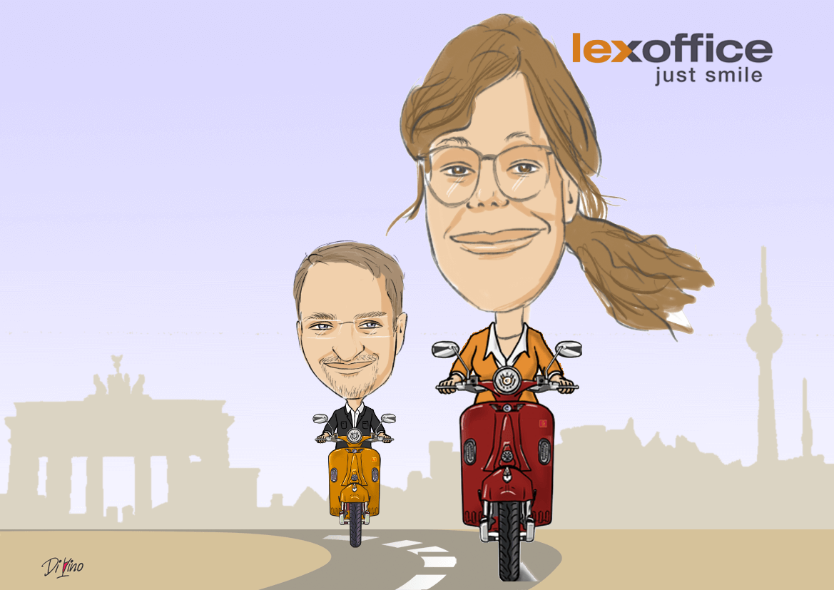 12. Lexware Office Mitarbeiter Karikatur von Di Vino